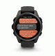 fenix 8 – 43 mm, AMOLED - Sapphire, Carbon grey DLC titanium with Black/pebble grey silicone band - 010-02903-21 - Garmin